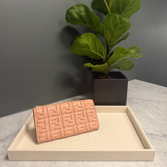 Fendi Baguette Continental FF Nappa Leather Wallet - Picture 2 of 16